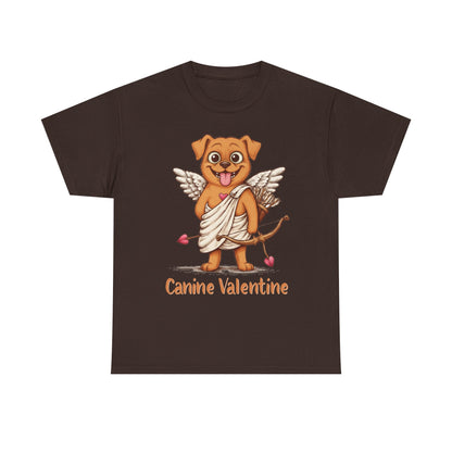 Valentines Day ! Canine Valentine Tee | Happy Cupid | Valentines Gift