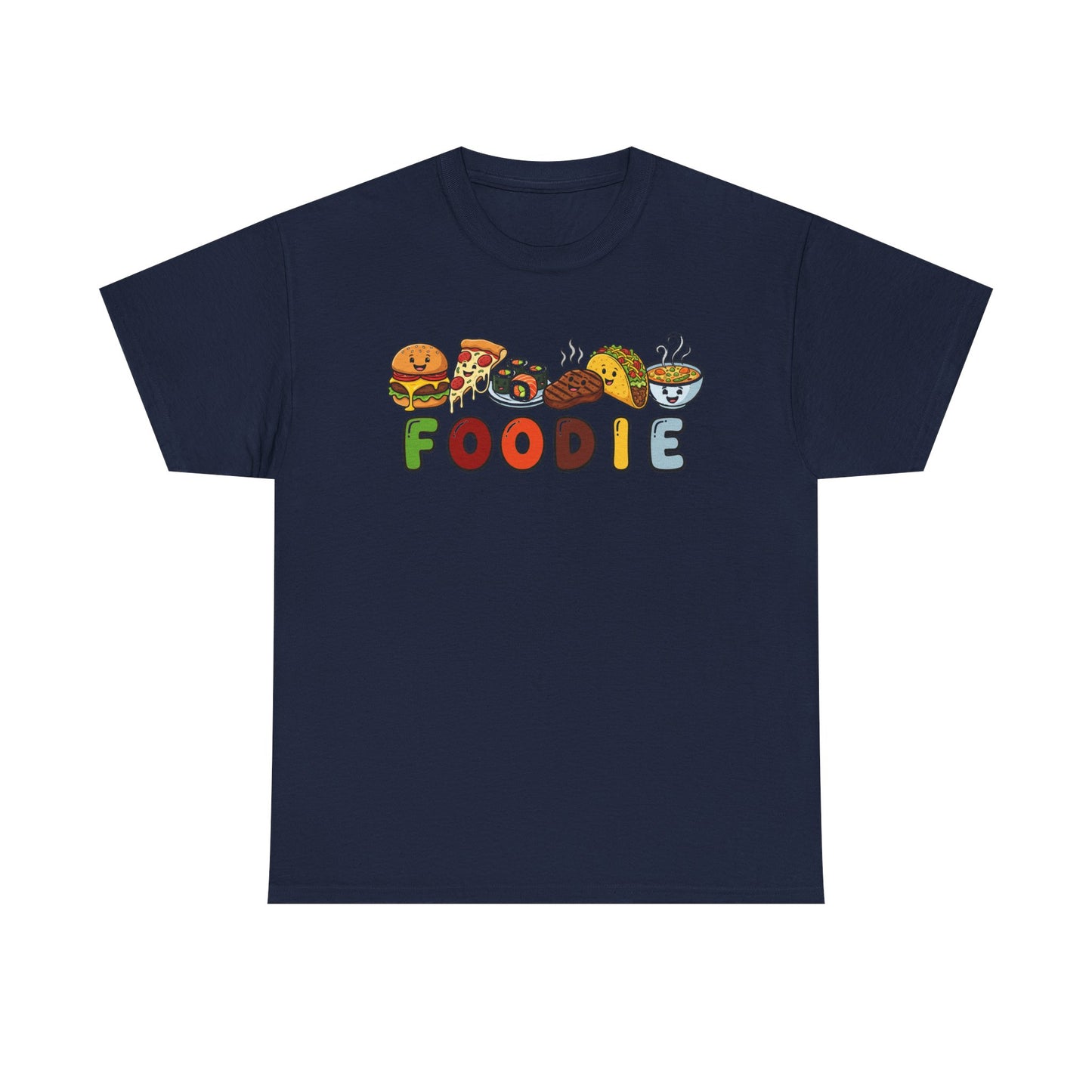 Foodie shirt | Food Lovers | Pizza, Burger, Sushi, Steak, Taco, Soup Tee