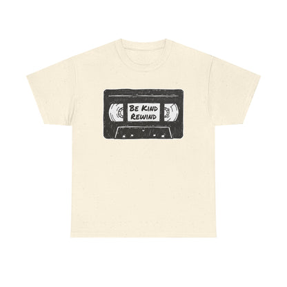 Be Kind Rewind VHS cassette tape T-Shirt | retro music tee