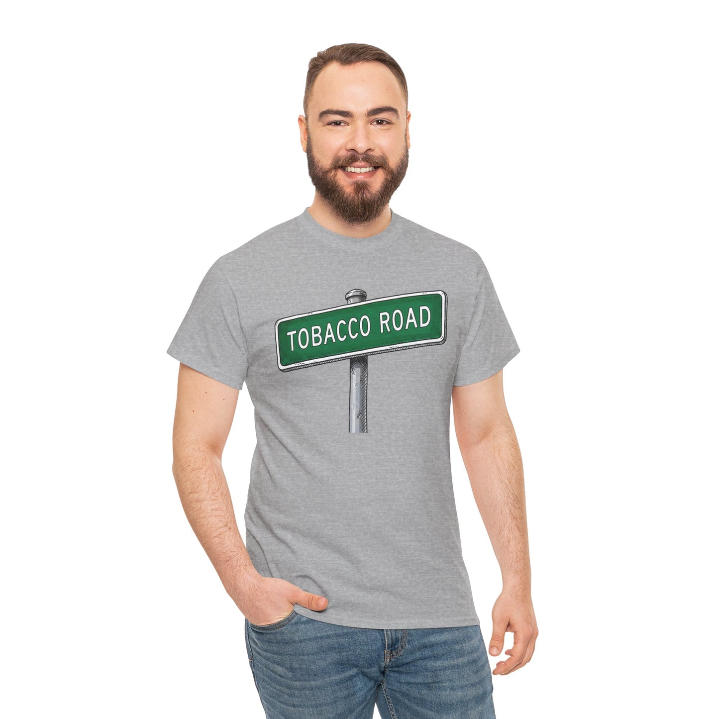 Tobacco Road Street Sign Tee | Vintage Urban Graphic Tee