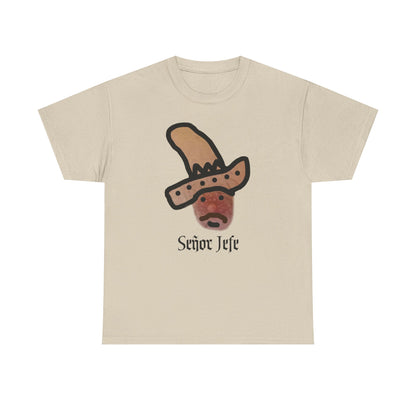 Señor Jefe Nipple sombrero logo Tee | Please buy me!