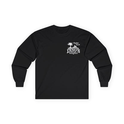 2 Sided Long Sleeve Tee | Dino's Bar & Grill | Daytona Beach