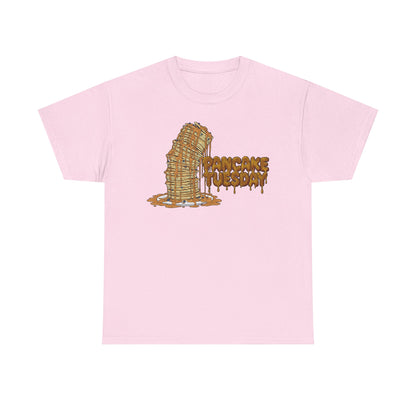 Mardi Gras Pancake Tuesday | Funny Fat Tuesday Tee