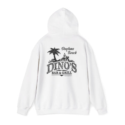 2 Sided Pullover Hoodie | Dino's Bar & Grill | Daytona Beach