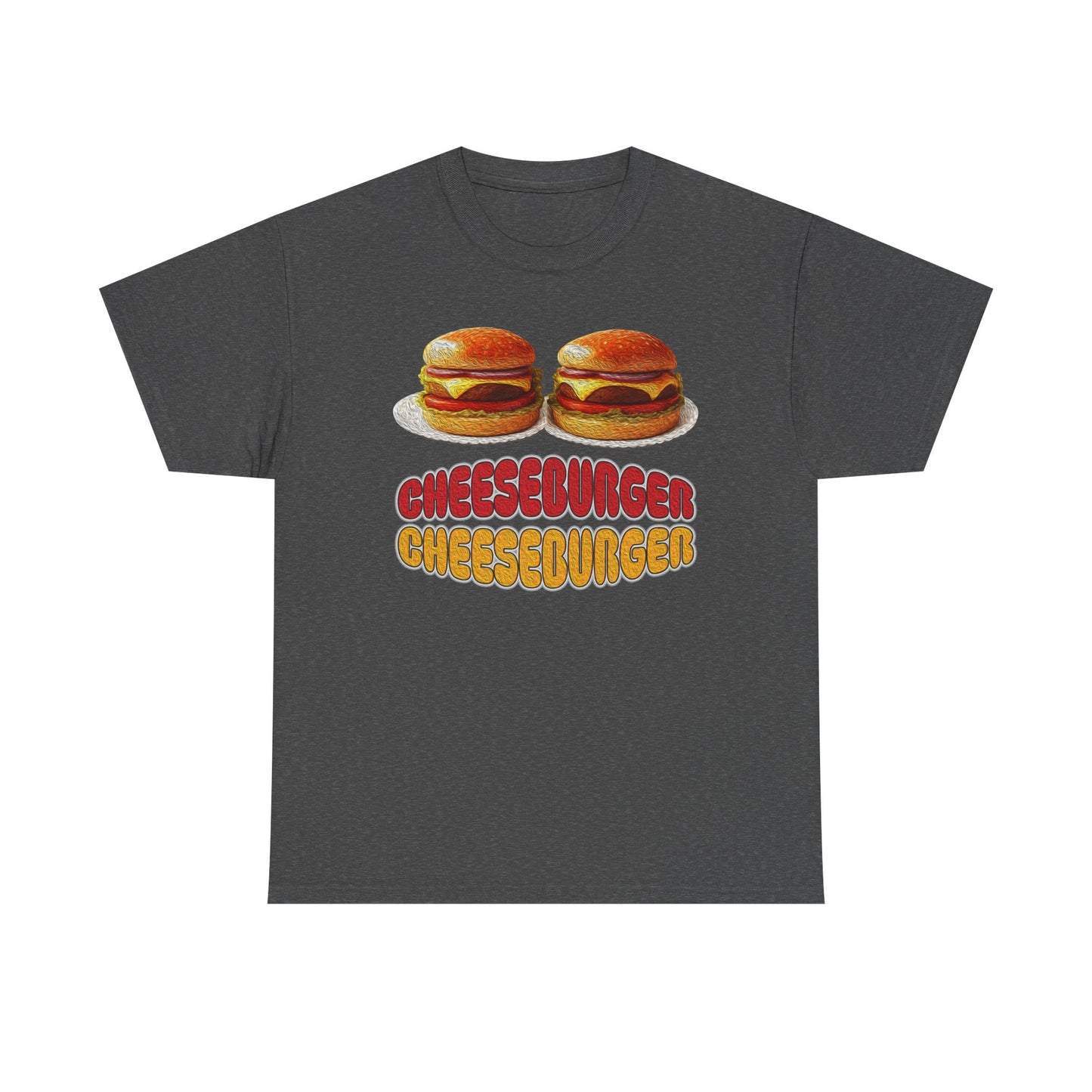 Cheeseburger Cheeseburger Tee | Retro Food Graphic
