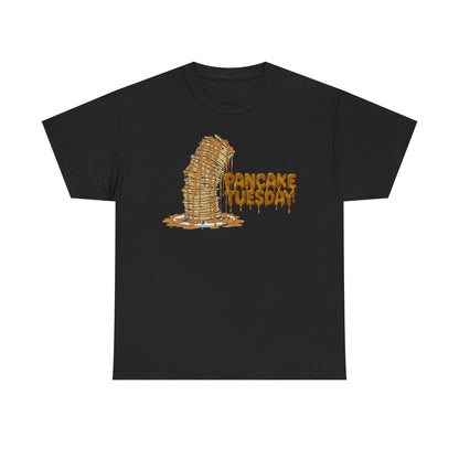 Mardi Gras Pancake Tuesday | Funny Fat Tuesday Tee