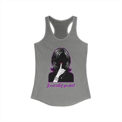 I Wont Tell if You Don't | Trans Crossdresser Tank Top | LGBTQ
