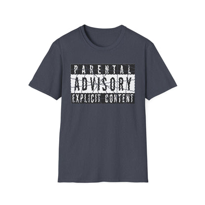 Parental Advisory Distressed Logo T-Shirt | Retro Censored Graphic
