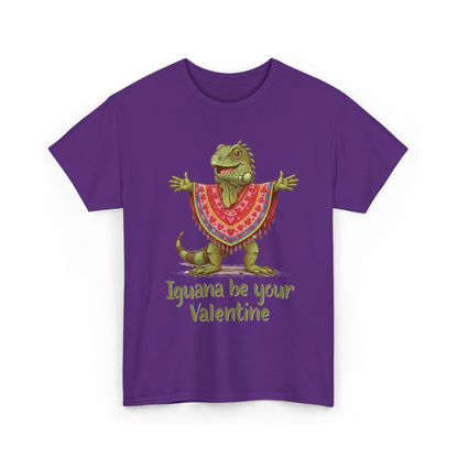 Valentines Day ! "Iguana be your Valentine" Tee | Happy Iguana in Heart Poncho | Valentines Gift