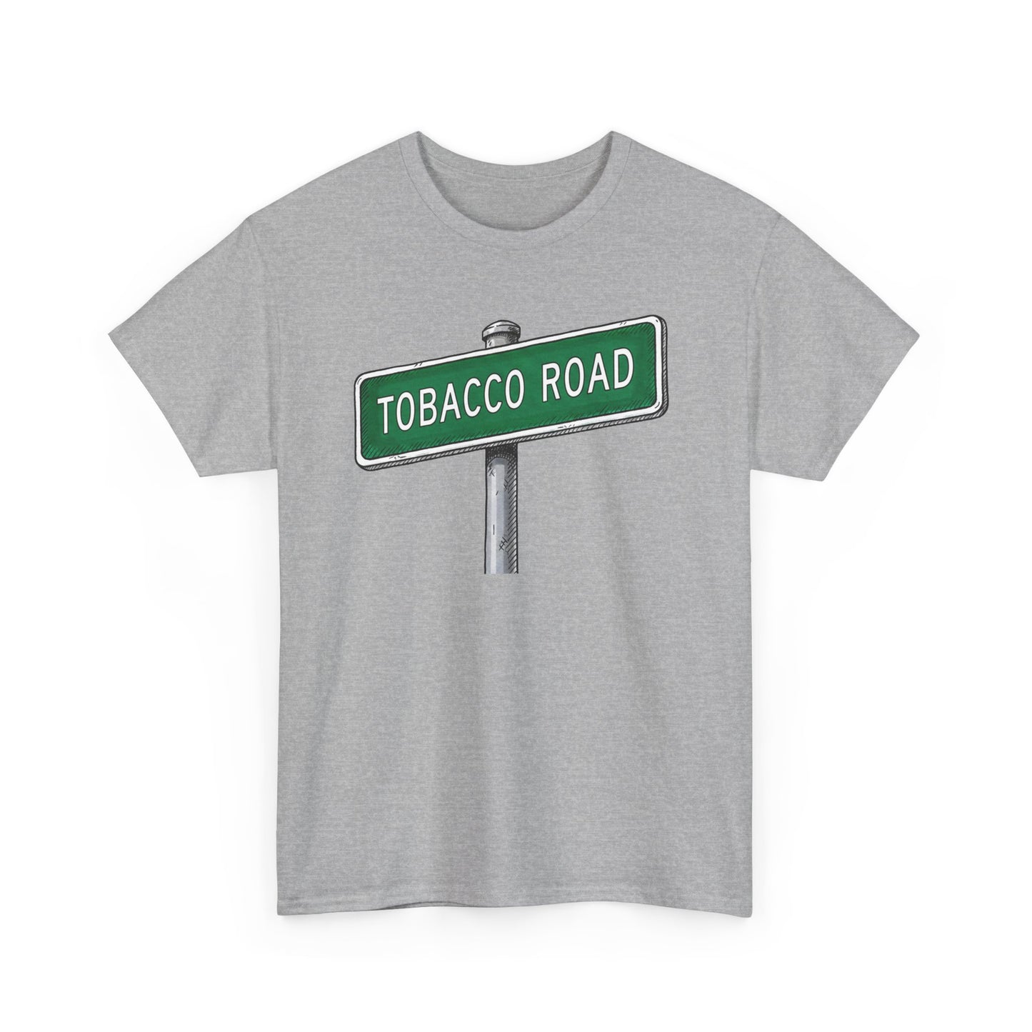 Tobacco Road Street Sign Tee | Vintage Urban Graphic Tee