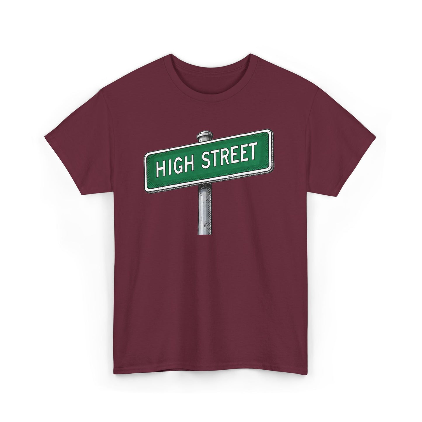 High Street Sign Tee | Vintage Urban Graphic Tee