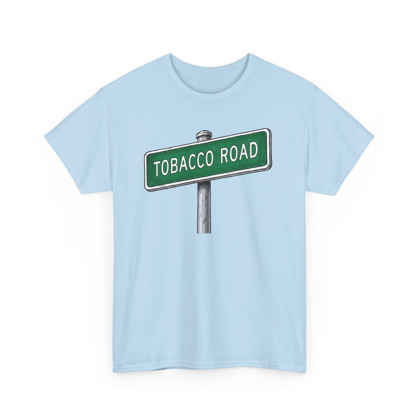 Tobacco Road Street Sign Tee | Vintage Urban Graphic Tee