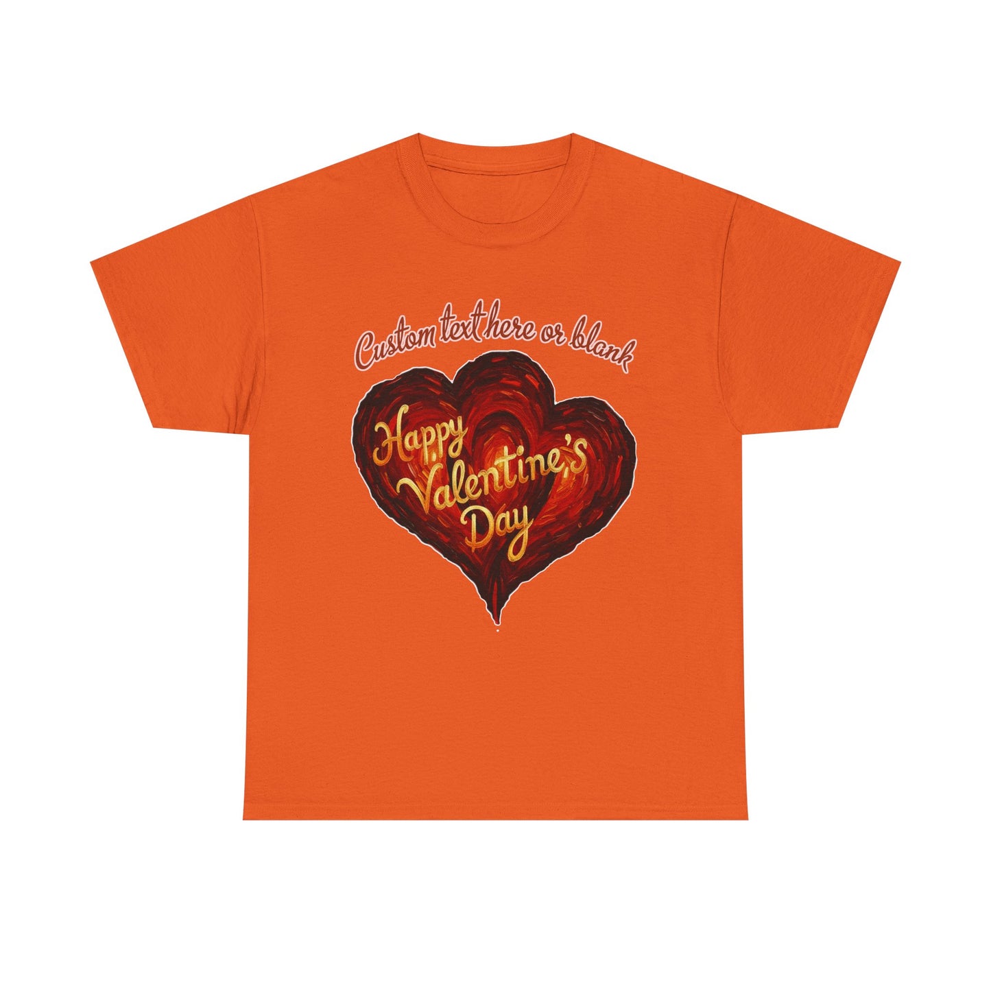 Valentines Day CUSTOMIZABLE | Van Gogh style heart | Personalized T-shirt
