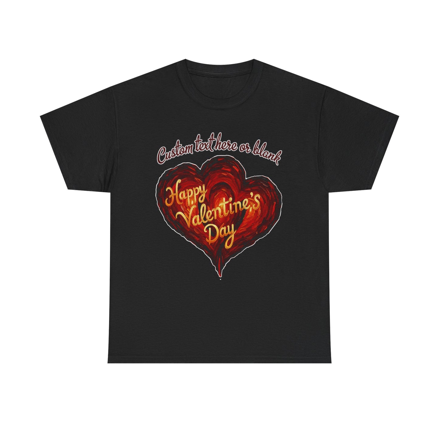 Valentines Day CUSTOMIZABLE | Van Gogh style heart | Personalized T-shirt