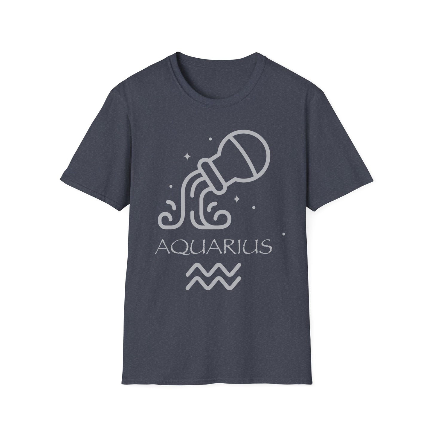 Aquarius Water Bearer Zodiac Symbol T-Shirt | Astrology