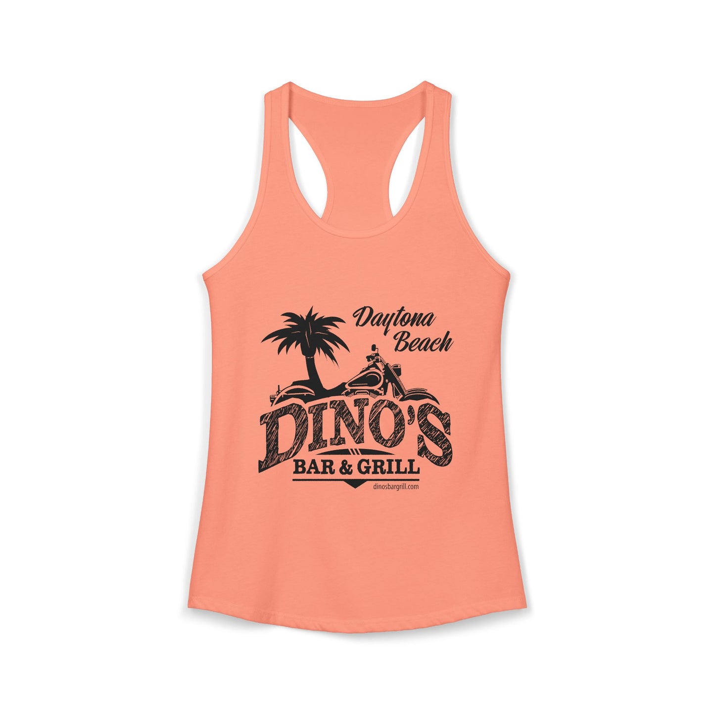 Women's Racerback Tank | Dino's Bar & Grill | Daytona Beach