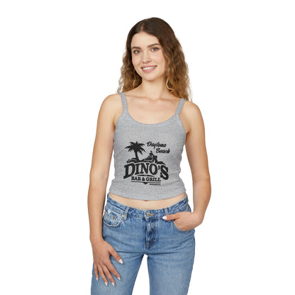 Women's Beach Crop Tank Top | Dino's Bar & Grill | Daytona Beach