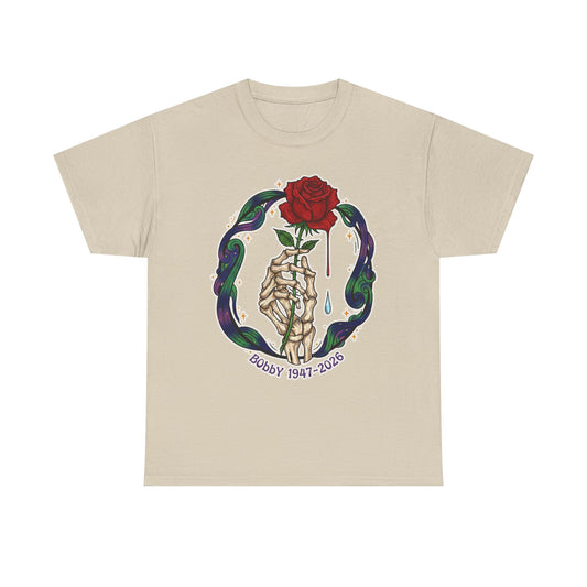 Bobby Weir T-Shirt Crying Rose | Bobby 1947-2026 | Memorial Graphic Tee