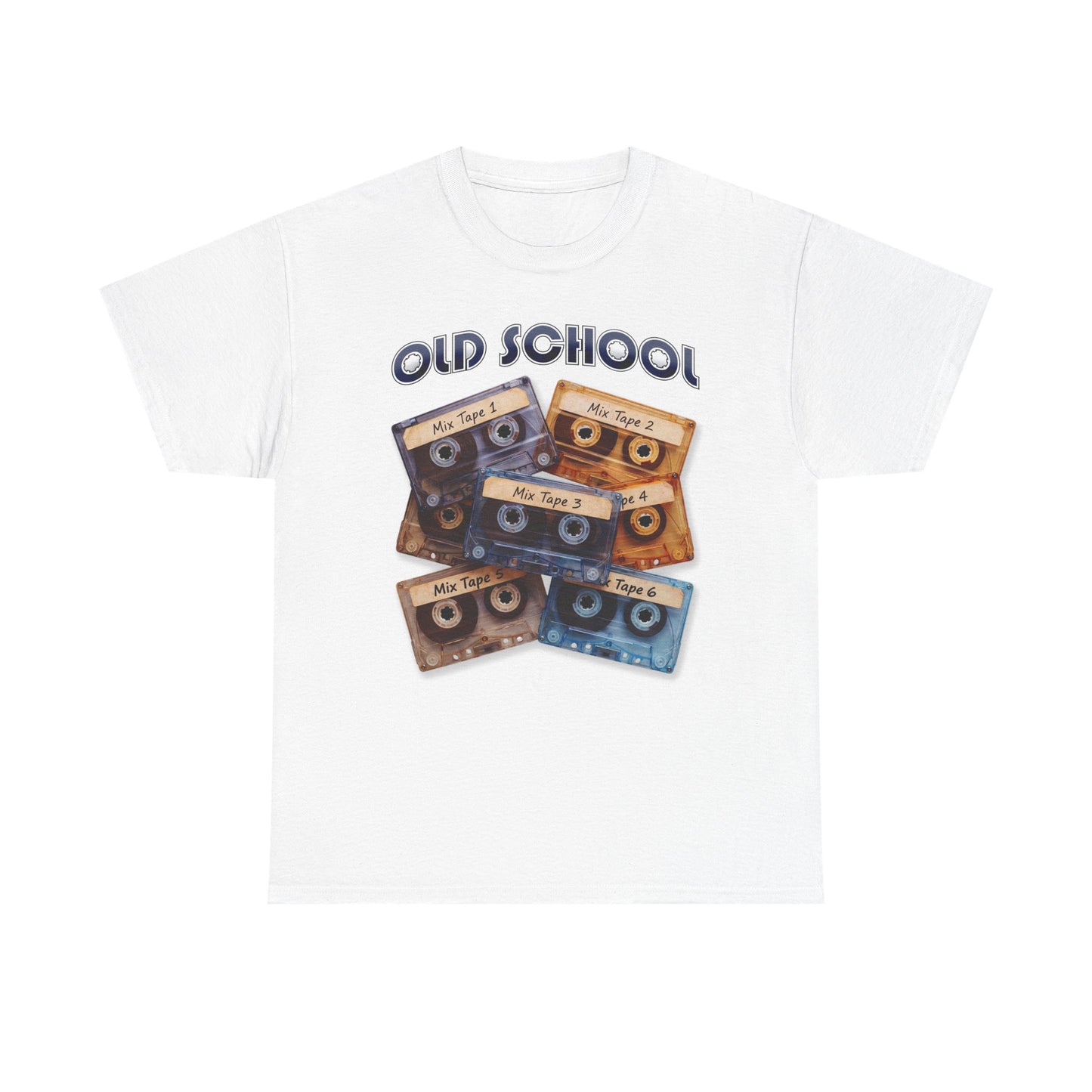 Old School Cassette Mix Tape Tee | Retro Music Vintage Audio Design