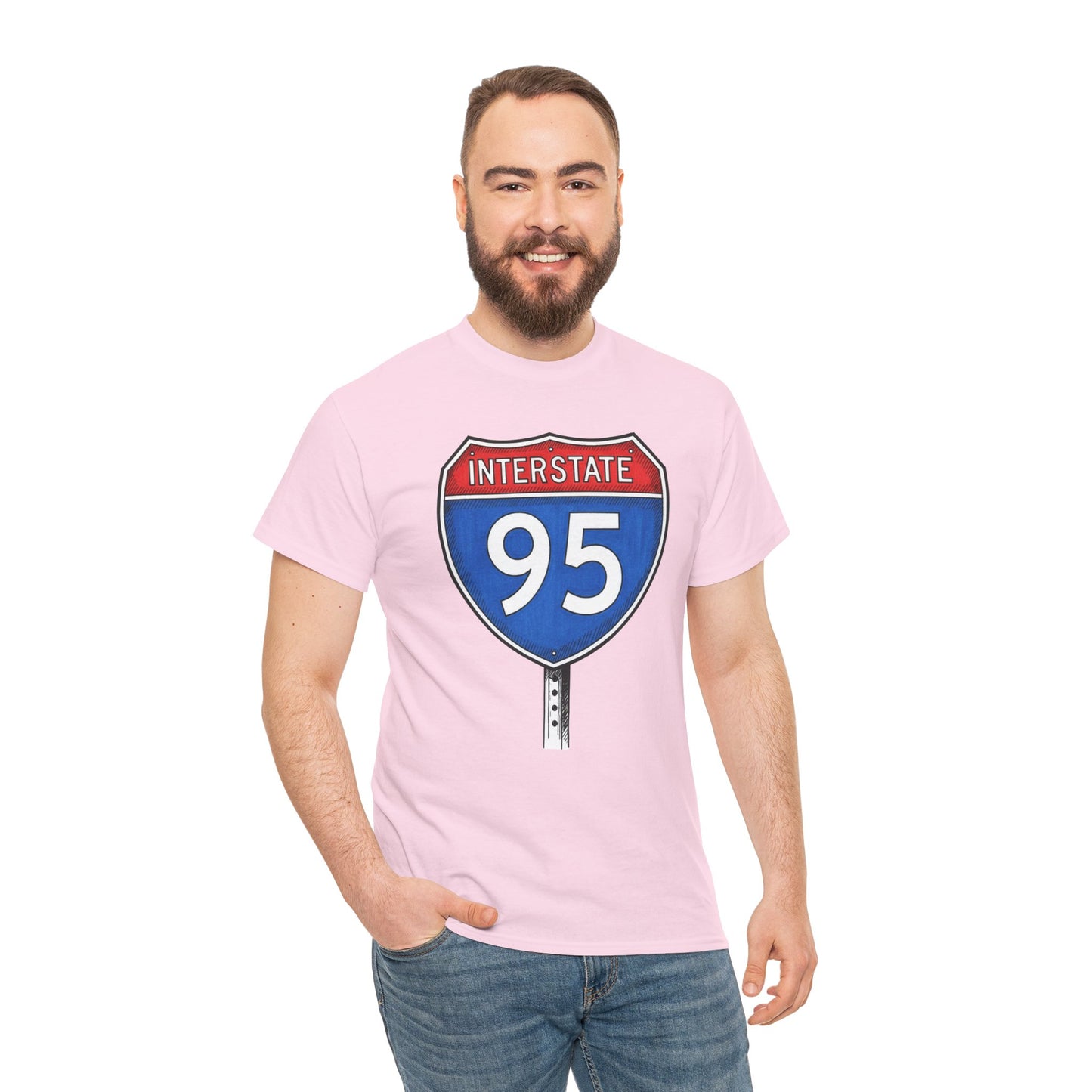 Interstate 95 Sign Tee | Vintage Urban Graphic I95 T-shirt