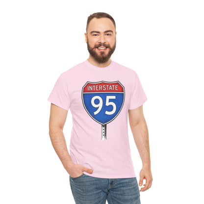 Interstate 95 Sign Tee | Vintage Urban Graphic I95 T-shirt