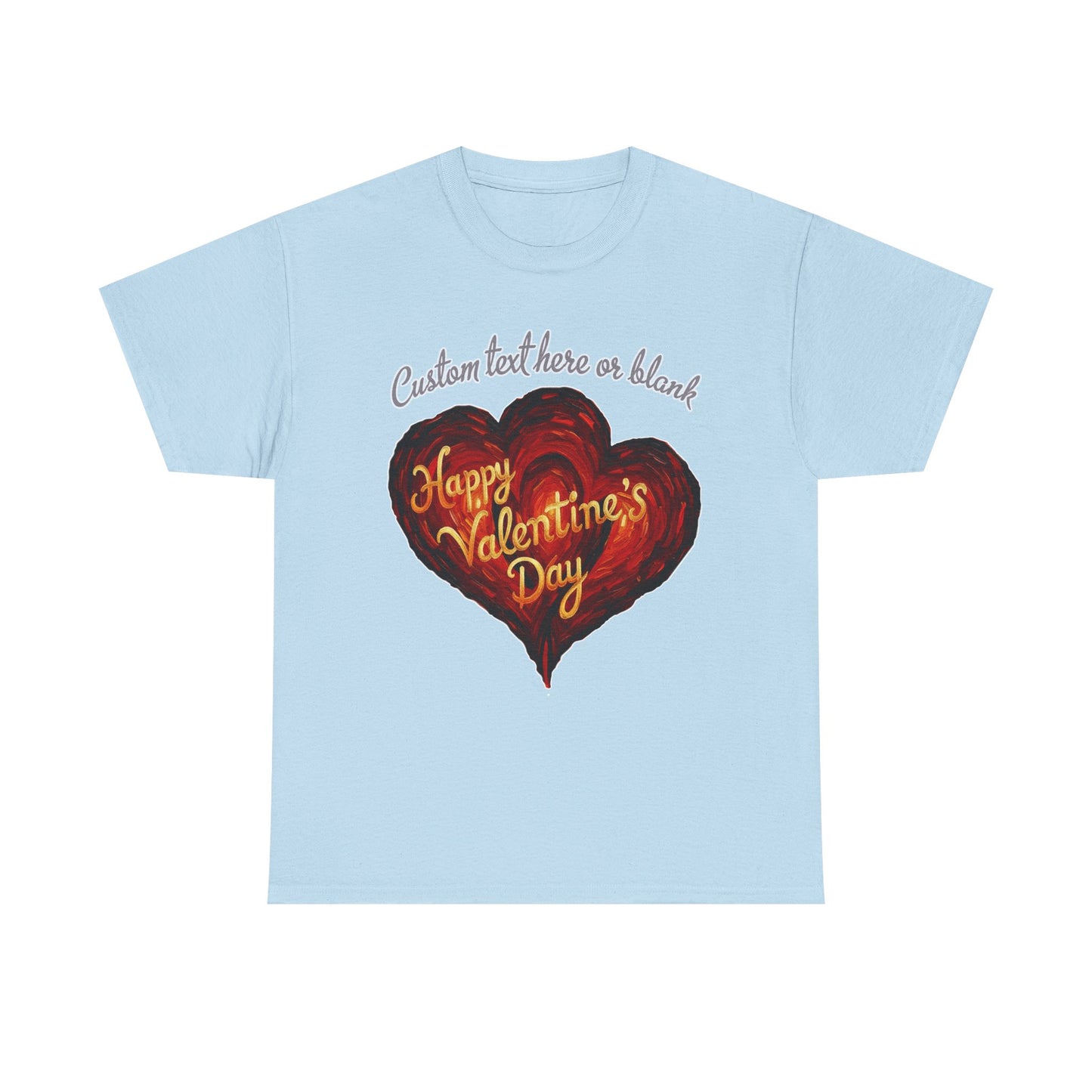 Valentines Day CUSTOMIZABLE | Van Gogh style heart | Personalized T-shirt