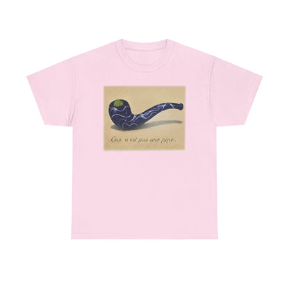 This is not a pipe, in the style of "La Trahison des Images" Marijuana T-Shirt | Ceci n'est pas une pipe art print