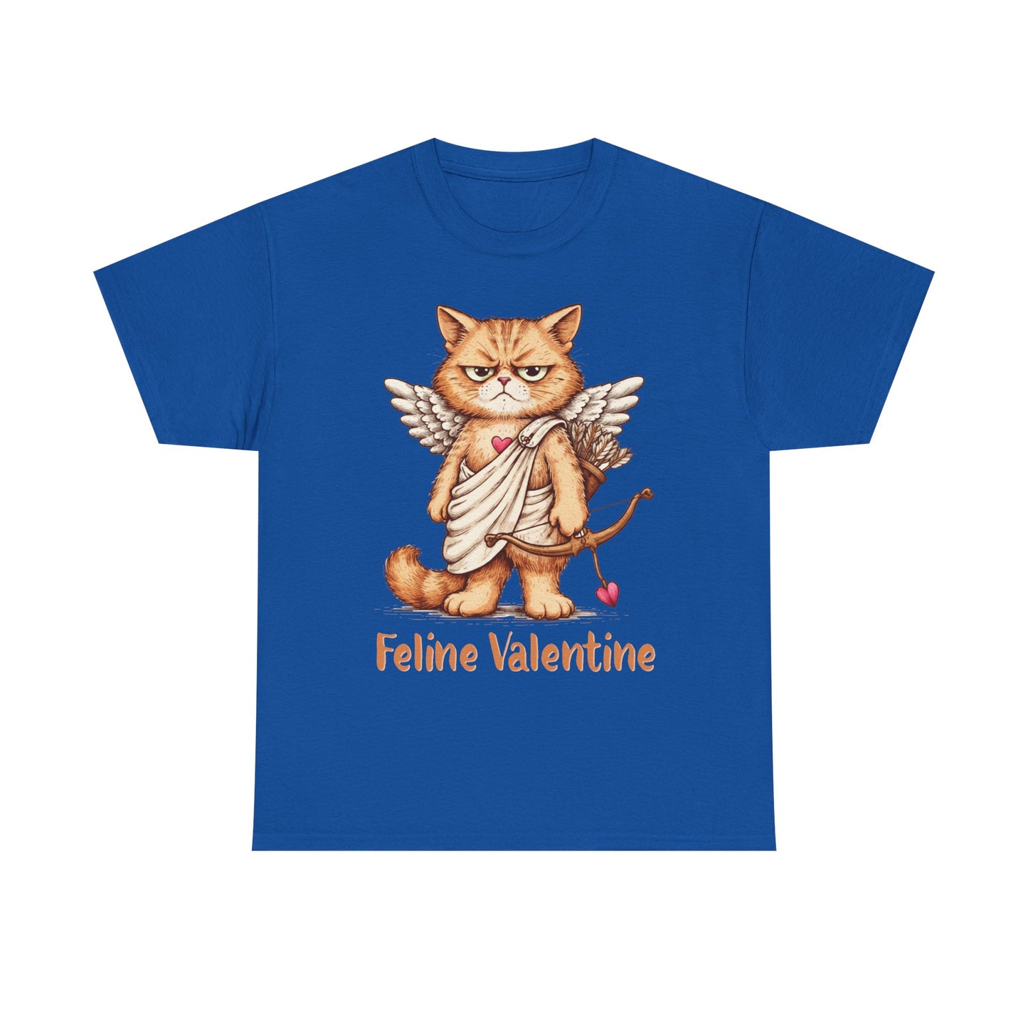 Valentines Day ! Feline Valentine Tee | Grumpy Cat Cupid | Valentines Gift