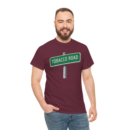 Tobacco Road Street Sign Tee | Vintage Urban Graphic Tee