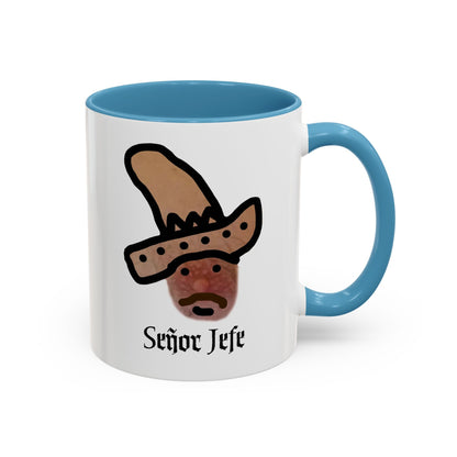 Señor Jefe Sombrero face accent coffee mug | 11oz | Buy Me!
