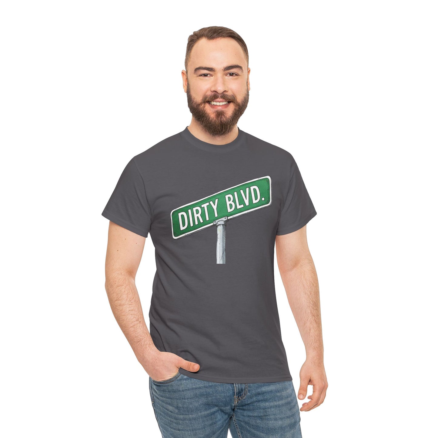 Dirty Blvd. Street Sign Tee | Vintage Urban Graphic Tee