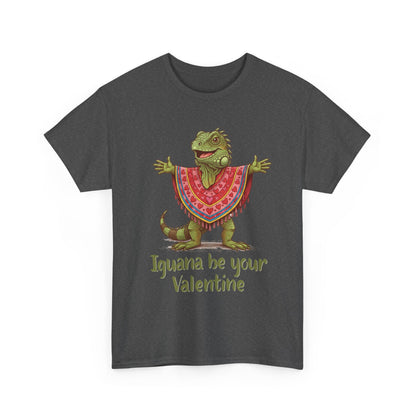 Valentines Day ! "Iguana be your Valentine" Tee | Happy Iguana in Heart Poncho | Valentines Gift