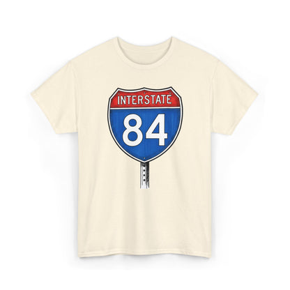 Interstate 84 Sign Tee | Vintage Urban Graphic I84 T-shirt