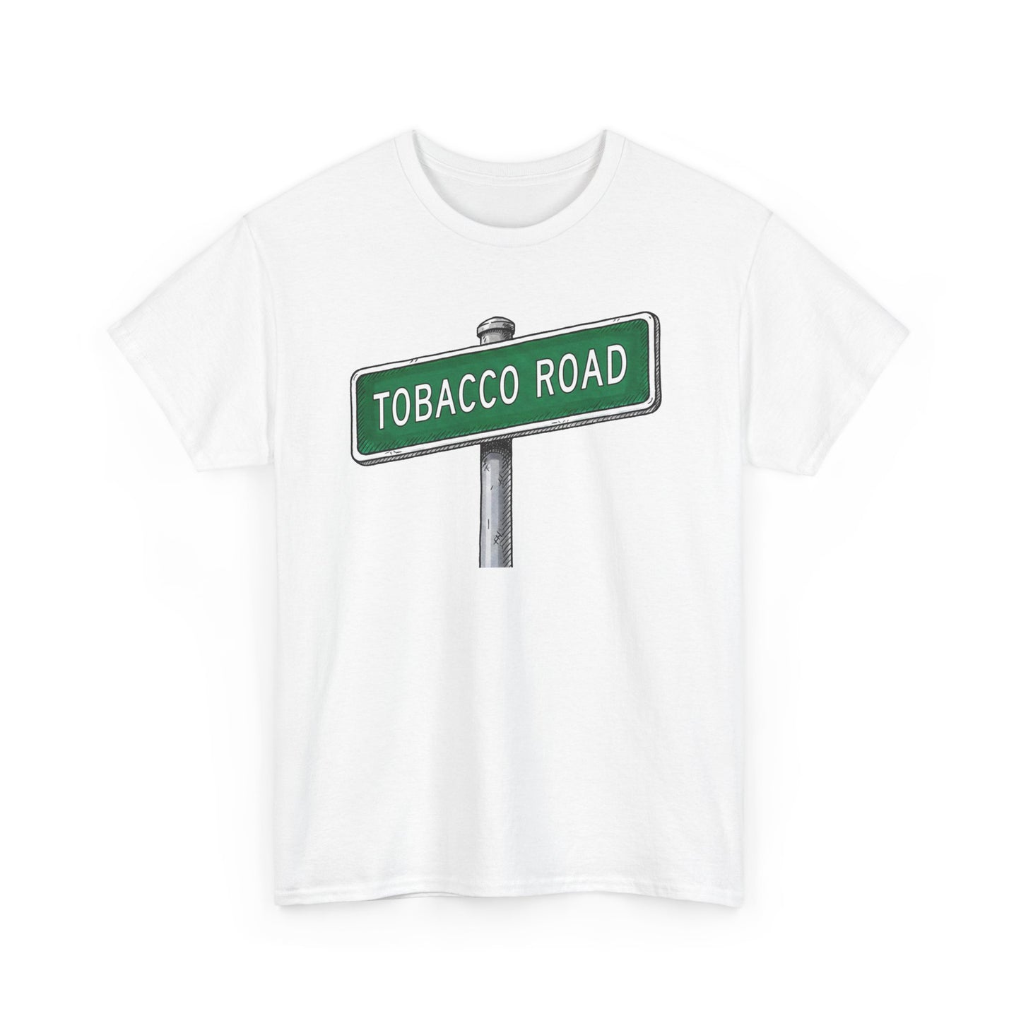 Tobacco Road Street Sign Tee | Vintage Urban Graphic Tee