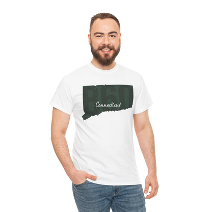 Connecticut Area Code 860 Tee | Graphic State CT T-shirt
