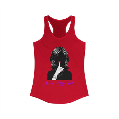 I Wont Tell if You Don't | Trans Crossdresser Tank Top | LGBTQ