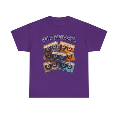 Old School Cassette Mix Tape Tee | Retro Music Vintage Audio Design