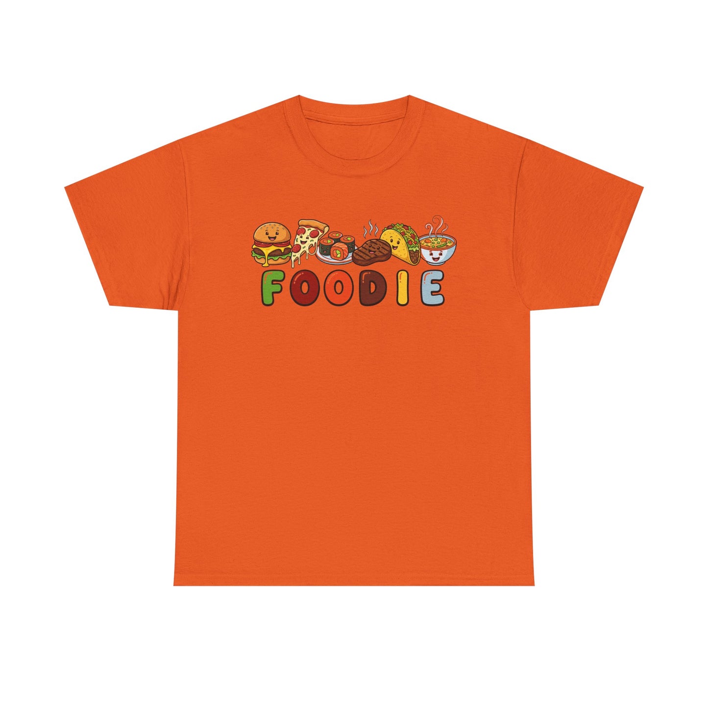 Foodie shirt | Food Lovers | Pizza, Burger, Sushi, Steak, Taco, Soup Tee