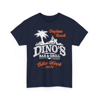 1-Sided Tee | Bike Week 2026 | Dino's Bar & Grill | Daytona Beach