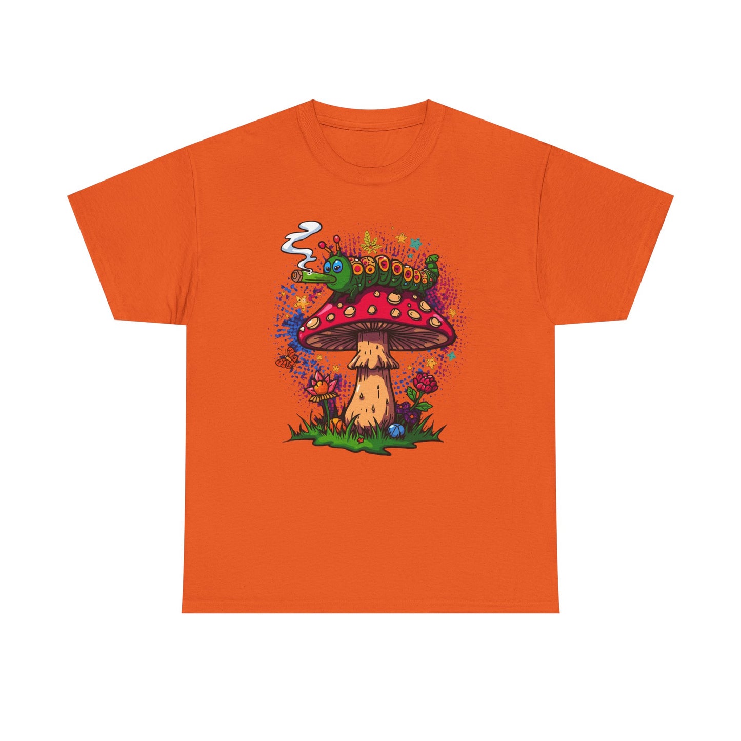Psychedelic Mushroom Illustration Tee | Trippy Toadstool Graphic T-Shirt