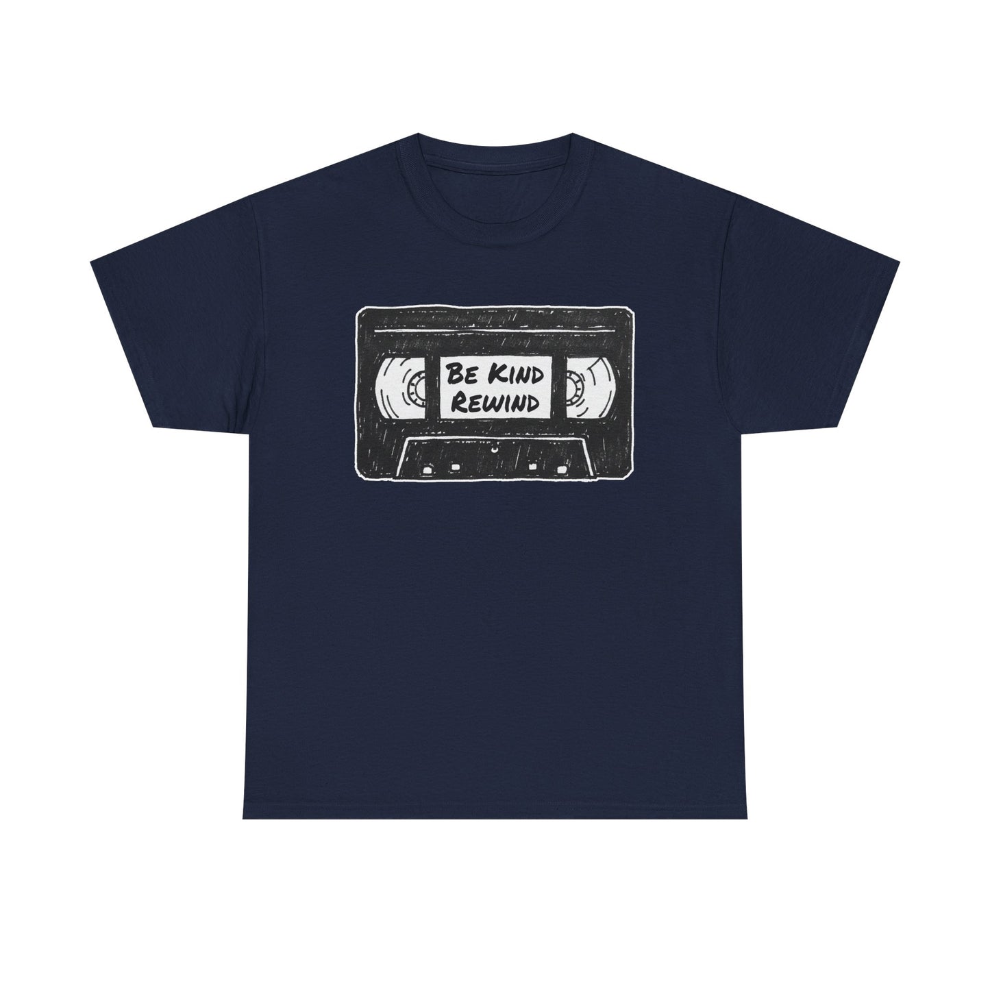 Be Kind Rewind VHS cassette tape T-Shirt | retro music tee