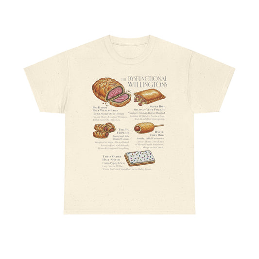 Beef Wellington Family Illustration Tee | Culinary Food T-Shirt