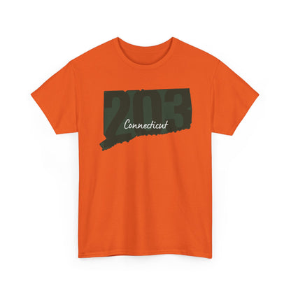 Connecticut Area Code 203 Tee | Graphic State CT T-shirt