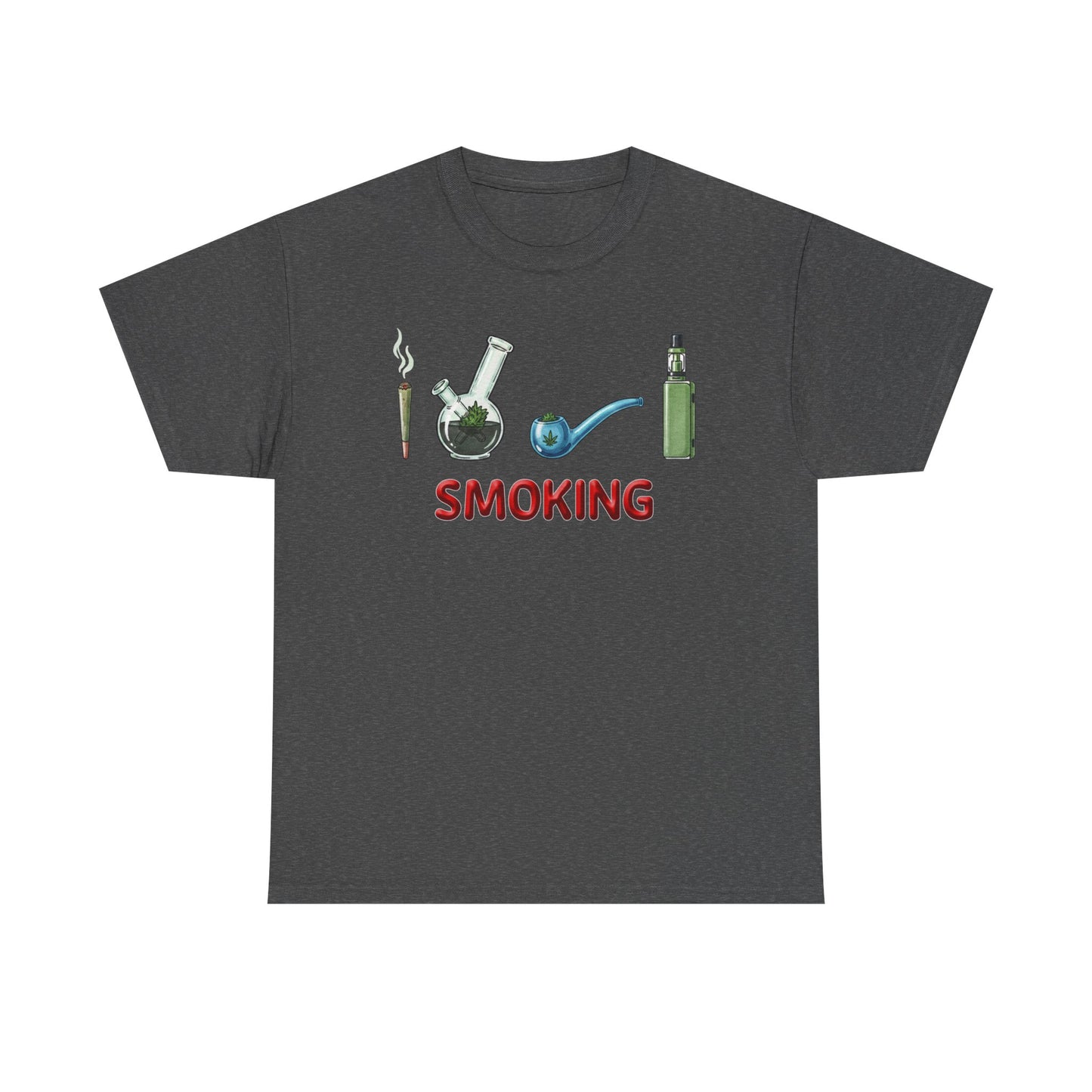 Smoking Paraphernalia Tee | Joint, Bong, Pipe, Vape Illustration