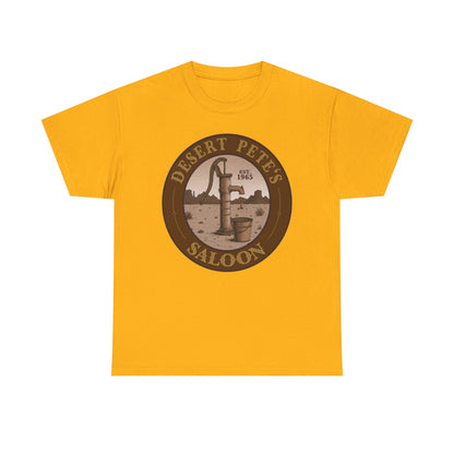 Desert Petes Saloon Kingston Trio inspired Tee sepia | Old Western Desert Pump