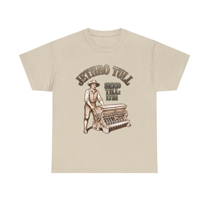 Jethro Tull Vintage Band Tee | Man with Flax Scutching Machine T-Shirt