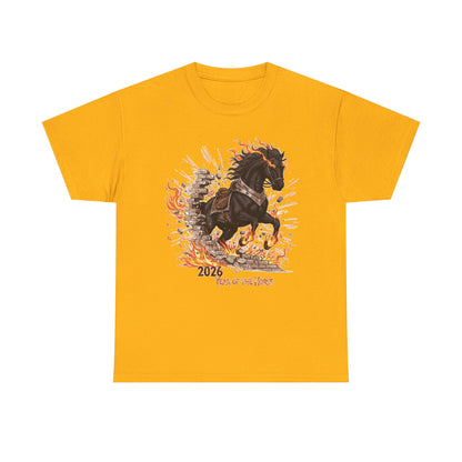 2026 Year of the Horse Tee | Chinese Zodiac Fire Horse Illustration