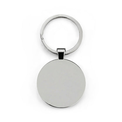 Little Italy's Ristorante Round Stainless Steel Keychain | Ormond Beach | Italian American Flag Logo