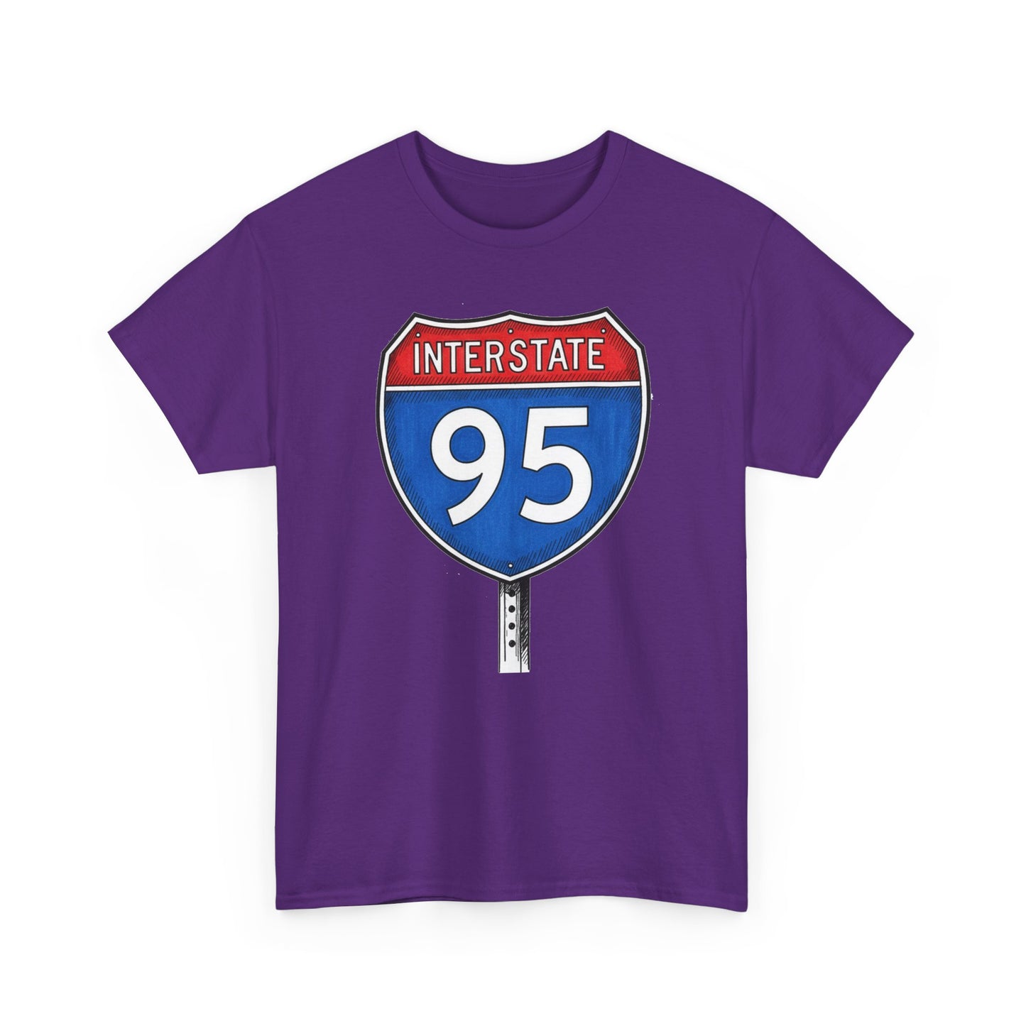 Interstate 95 Sign Tee | Vintage Urban Graphic I95 T-shirt
