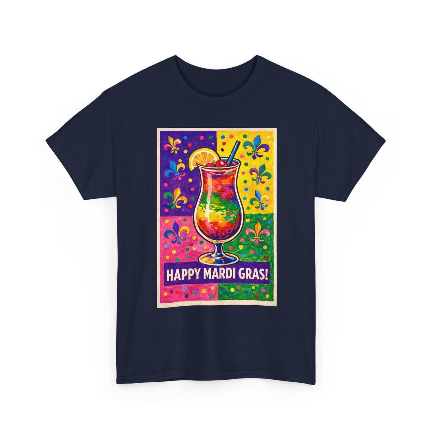 Mardi Gras 2026 | Happy Mardi Gras Tee | Fat Tuesday